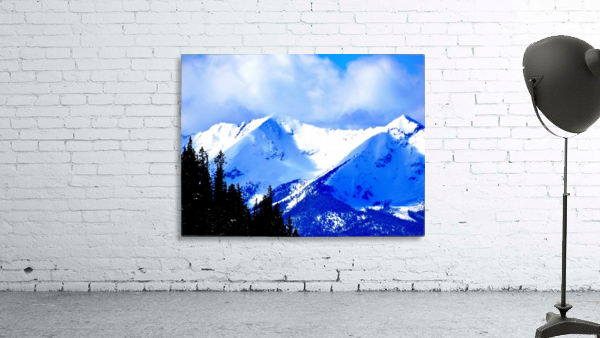Winter Mountain View Wall Preview