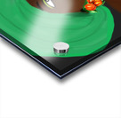 Jamaican Woman in Green Head Wrap with Ackee Earrings Acrylic print