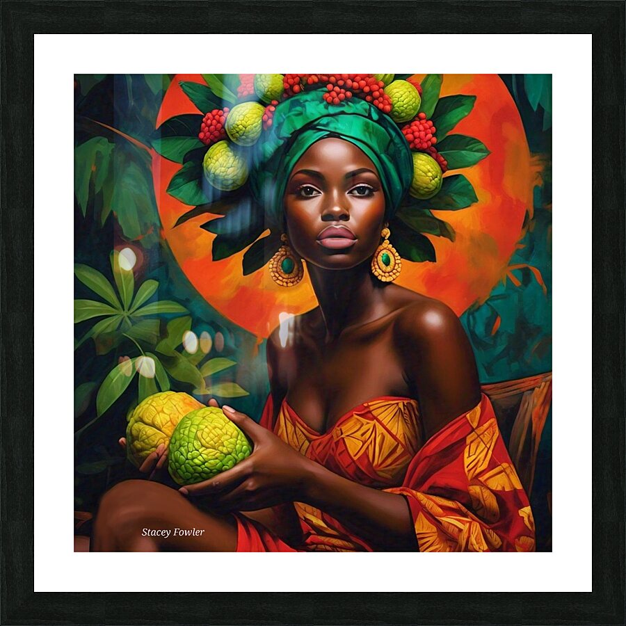 Nature Queen - Jamaican and African Heritage Picture Frame print