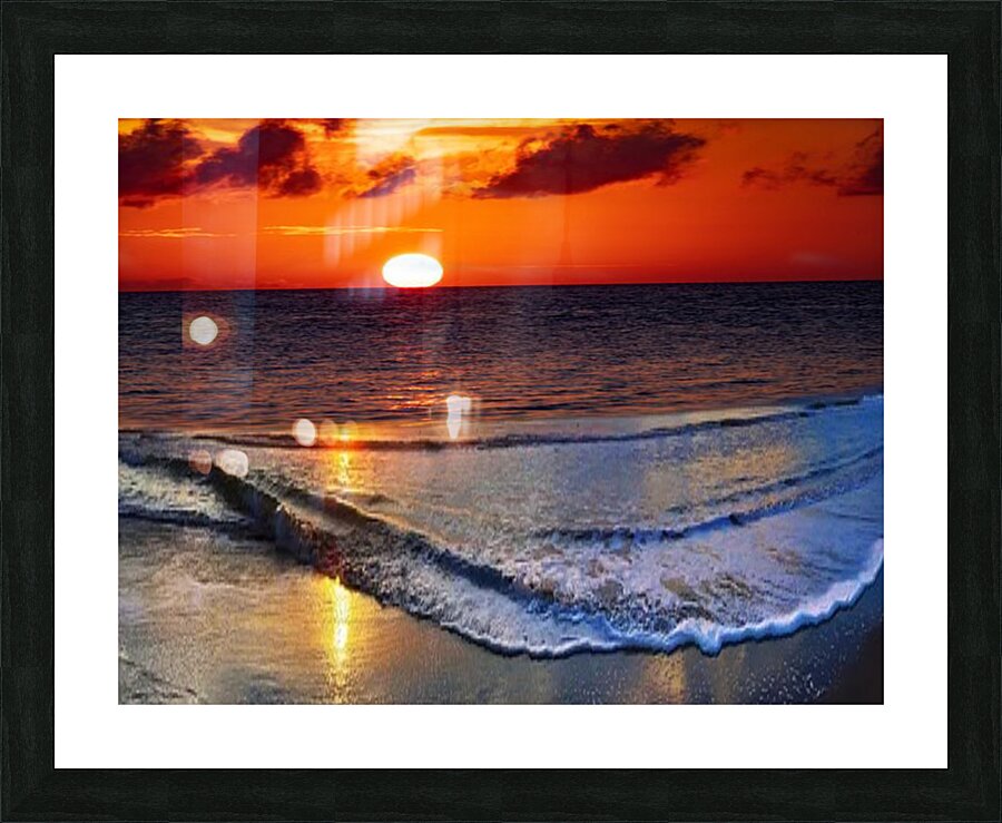 Rising Sun Picture Frame print