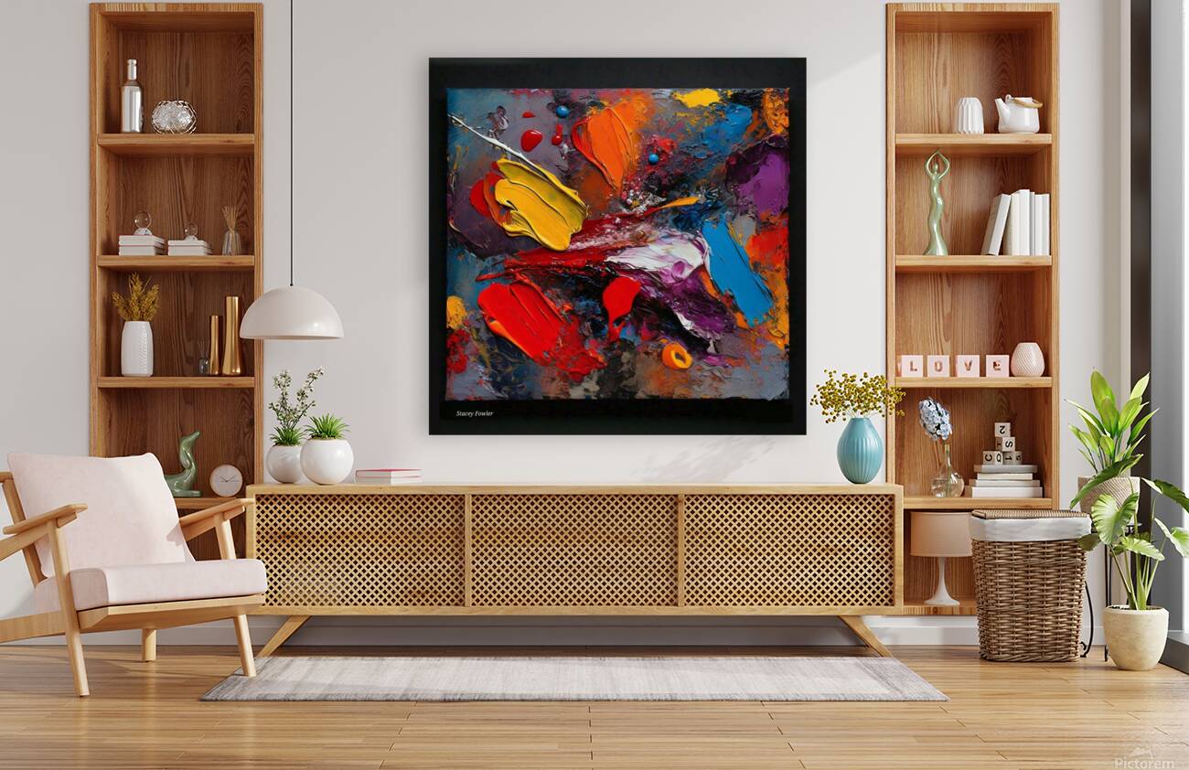 Fractured Harmony - Abstract Art Reproduction