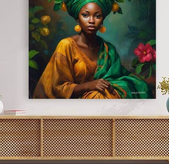 Radiant Bloom - Jamaican and African Heritage by Stacey Fowler Creations
