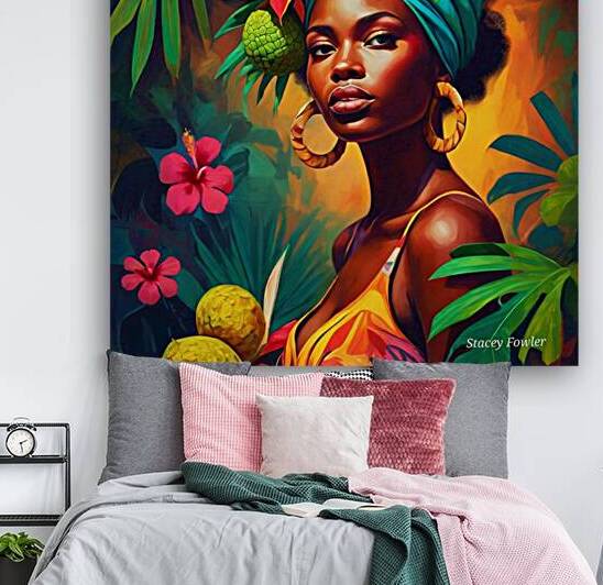 Blooming Beauty - Jamaican African Culture by Stacey Fowler Creations