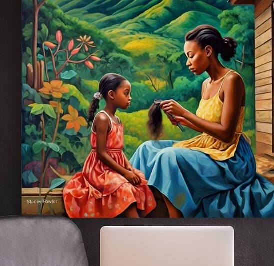 Symbiosis - Caribbean Jamaican African Culture by Stacey Fowler Creations