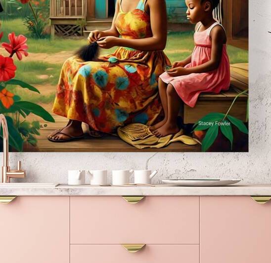 Mother Loves Me - Jamaican African Caribbean Culture by Stacey Fowler Creations