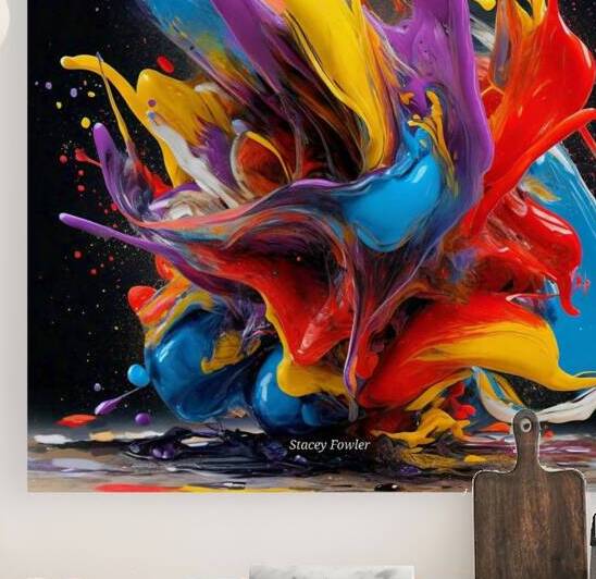 Cosmic Dreamscape - Abstract Art by Stacey Fowler Creations