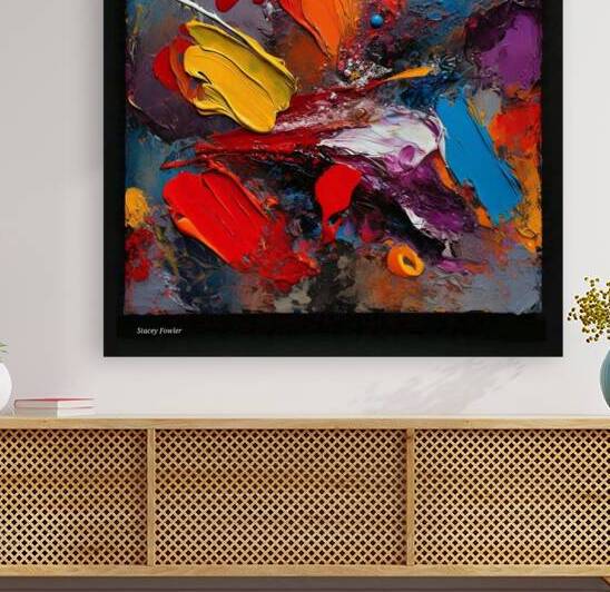 Fractured Harmony - Abstract Art by Stacey Fowler Creations