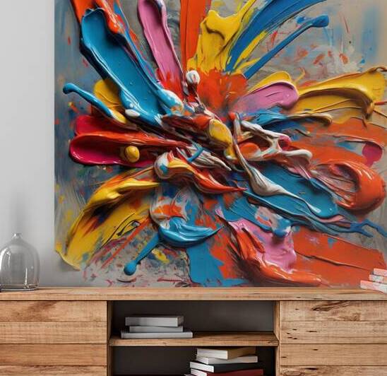 Aurora Embrace - Abstract Art by Stacey Fowler Creations