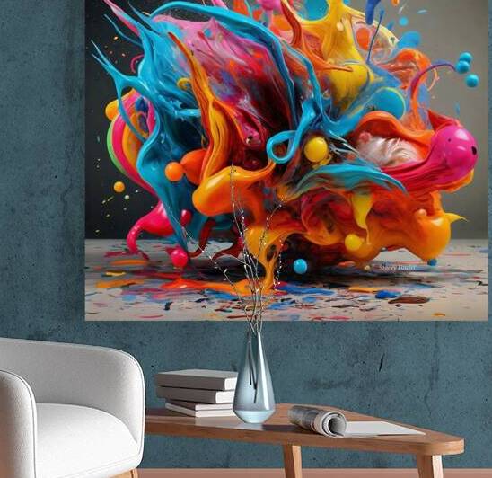 Parallax Shift - Abstract Art by Stacey Fowler Creations