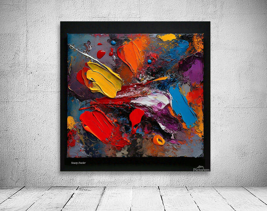 Fractured Harmony - Abstract Art Wall Preview