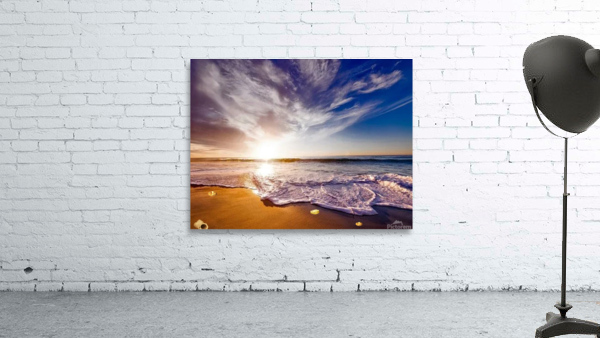 Blue Waves Wall Preview