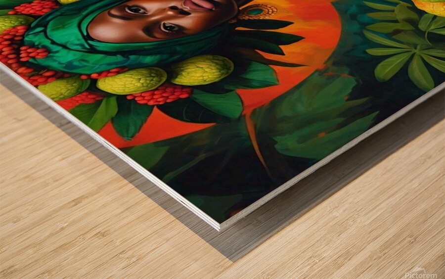 Nature Queen - Jamaican and African Heritage Wood print