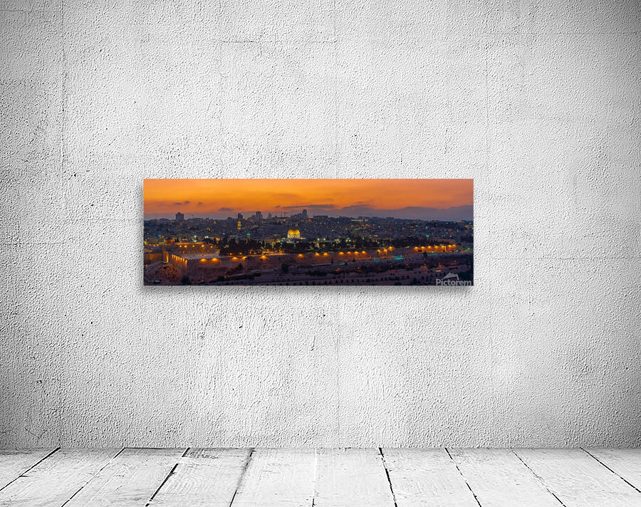 Jerusalem at sunset Wall Preview