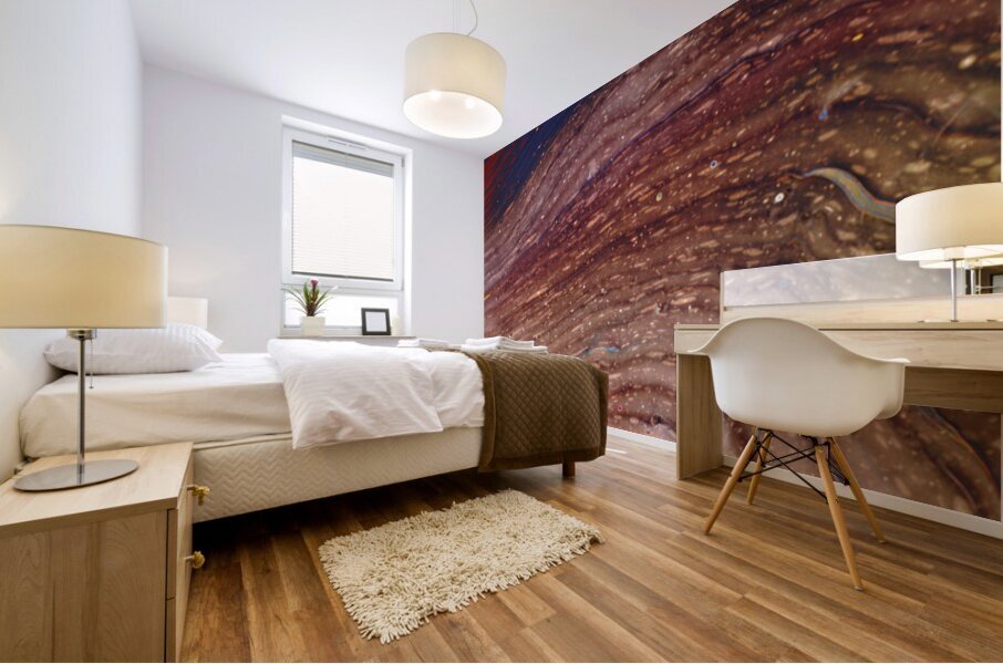Cosmic Rings Mural print