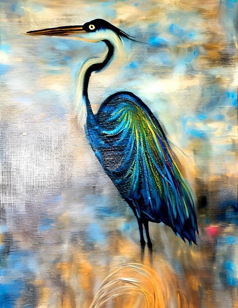 Van Gogh Heron Digital Download