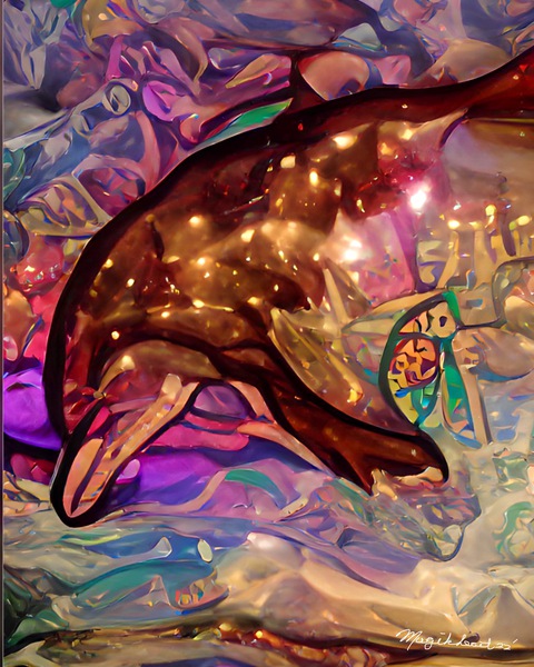 Diving Dolphin Digital Download