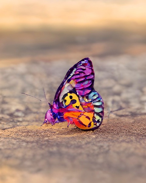 Butterfly On Beach Digital Download