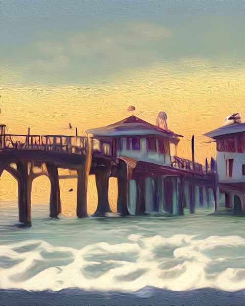 Naples Pier Memories  Digital Download