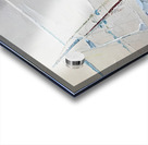 Aqua Pink Sail Away Acrylic print