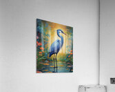 Blue Heron Garden 2024 07 10 16 16 18 Acrylic Print