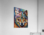 Colorful Wolf  2024 09 11 12 44 05 Acrylic Print