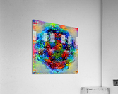 Rainbow Mandala Acrylic Print