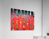 Hanging Beads Abstract Acrylic Print