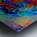 Rainbow Mandala Metal print