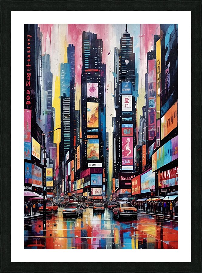 Times Square 2024 06 17 16 12 25 Picture Frame print