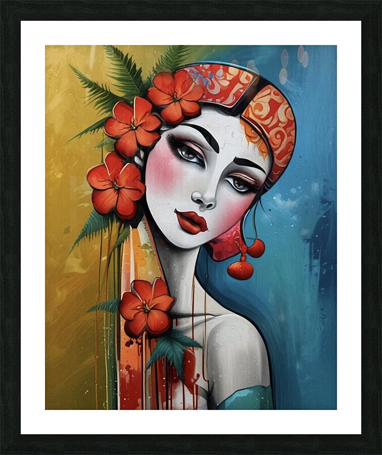 Geisha Beauty 2024 09 17 10 50 05 Picture Frame print
