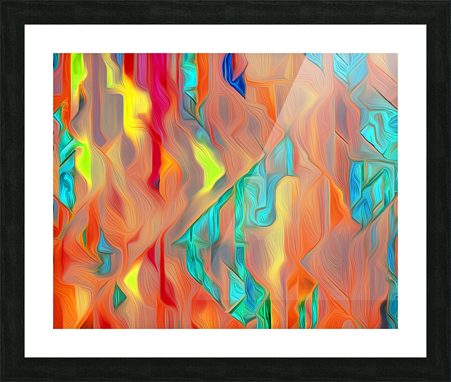 Coral Escape Picture Frame print