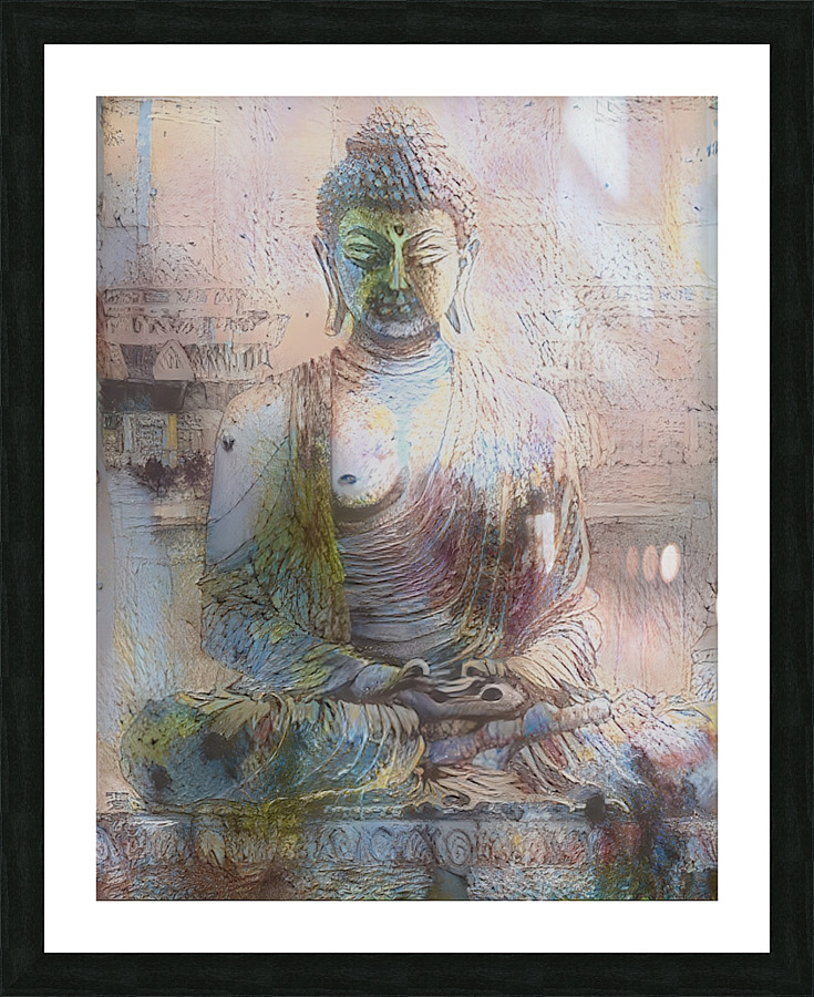 Buddha Art Picture Frame print