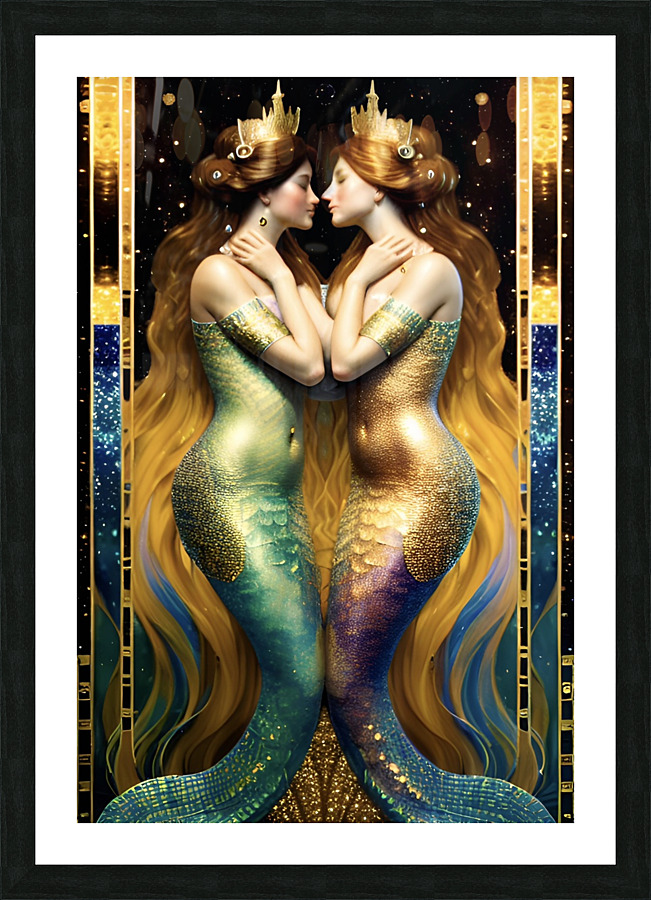 Mermaids Picture Frame print