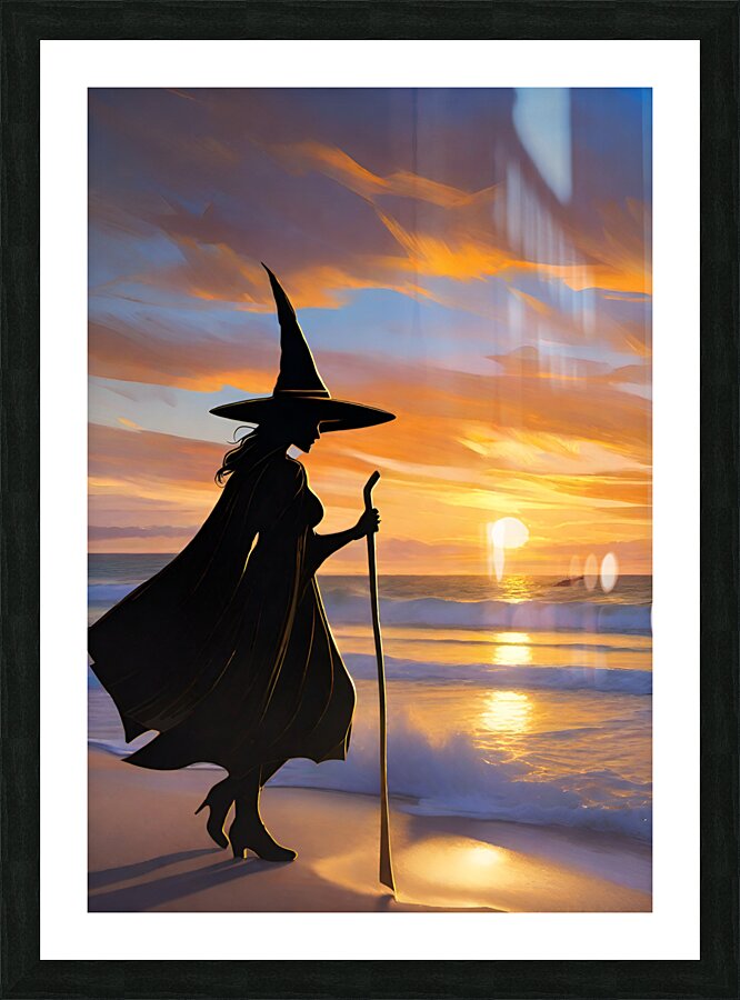 The Wicked Witch Of Naples Beach Picture Frame print