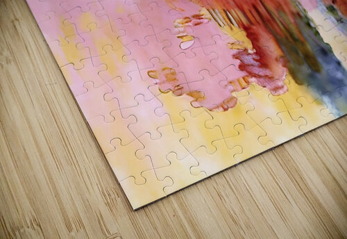 Pastel Pink Flamingo  Magikheart puzzle