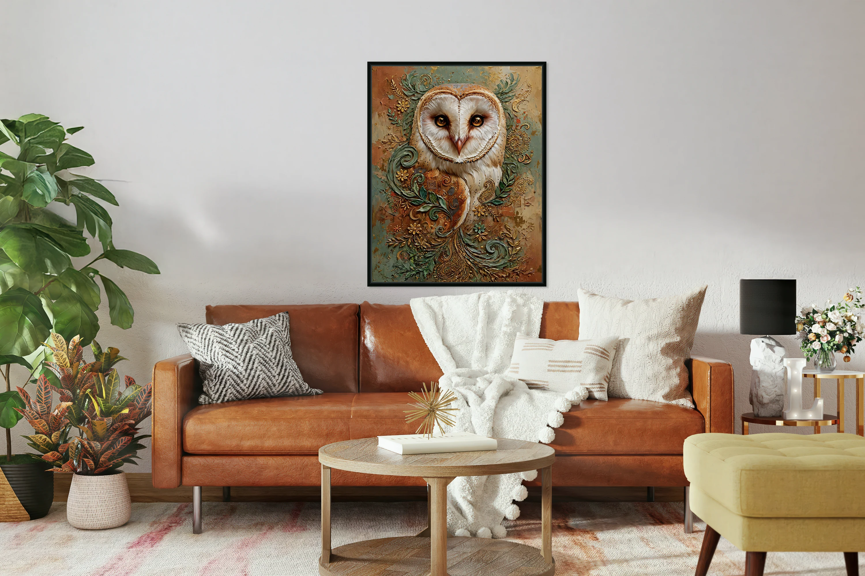 Barn Owl Textured