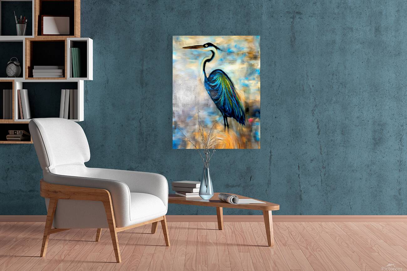 Van Gogh Heron Reproduction