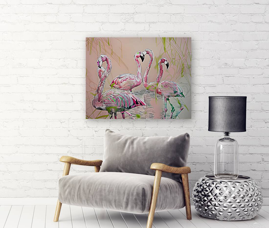 Flamingo Art Reproduction