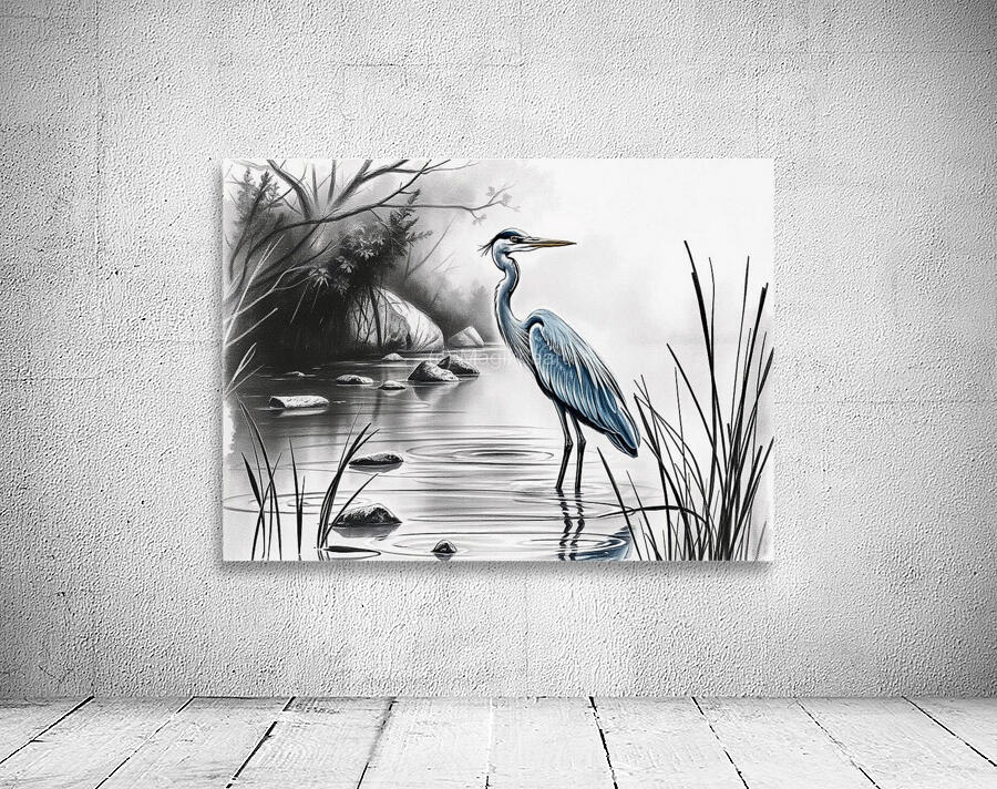 Gorgeous Blue Heron Oct 24 2025 at 9 34 18 AM Wall Preview