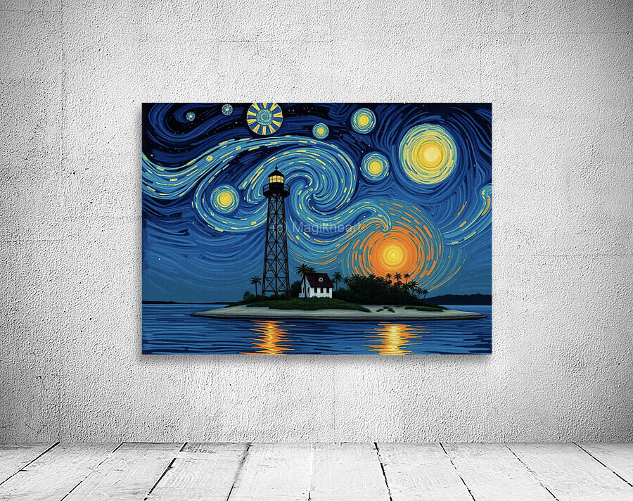 Sanibel Lighthouse Starry Night Oct 29 2025 at 2 22 14 PM Wall Preview