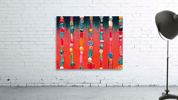 Hanging Beads Abstract Wall Preview