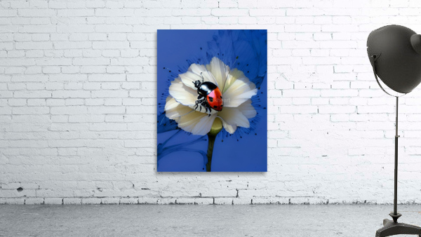 Ladybug Flower Wall Preview