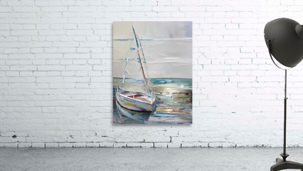 Aqua Pink Sail Away Wall Preview