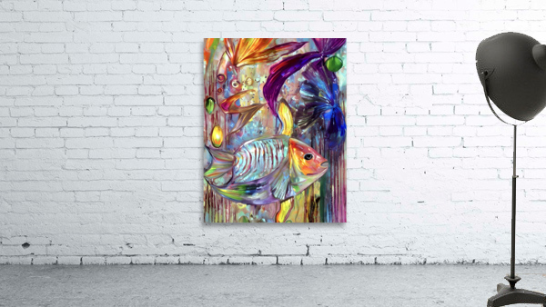 Fish Abstract Wall Preview