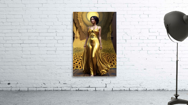 Sunflower Goddess Wall Preview