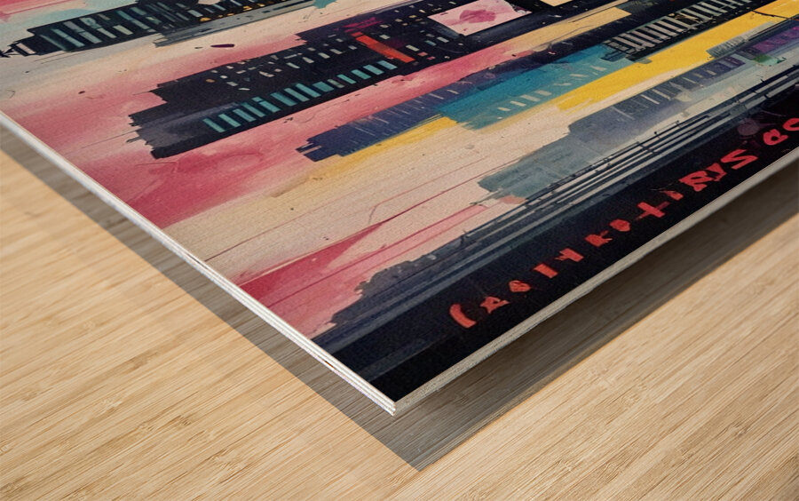 Times Square 2024 06 17 16 12 25 Wood print