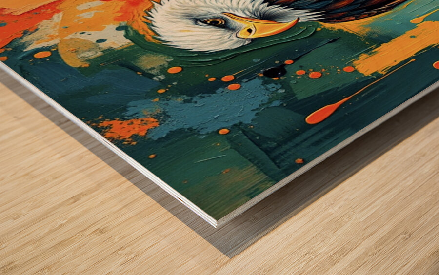 Eagle 2024 12 12 07 34 42 Wood print