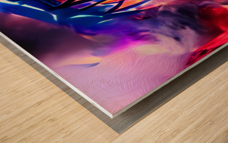 Rocker Band’s Bus Wood print