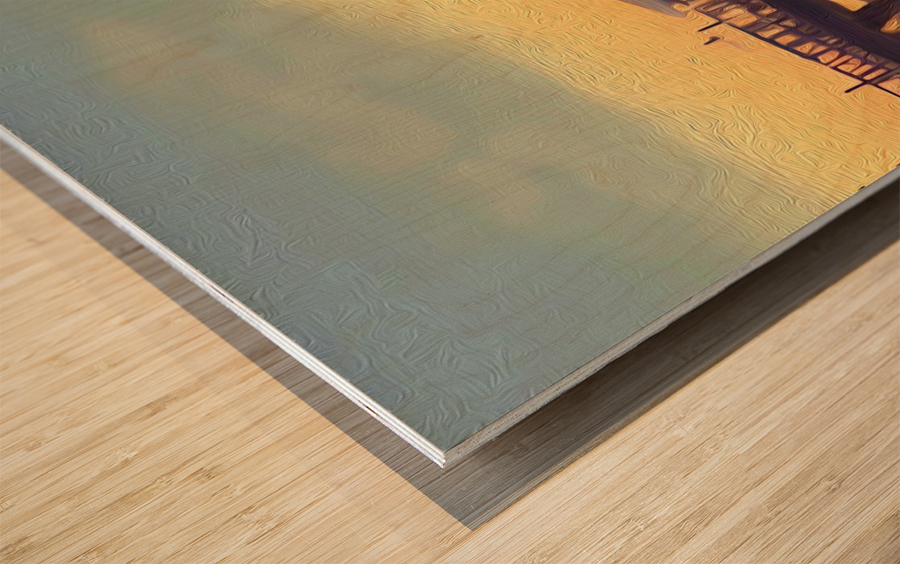 Naples Pier Memories  Wood print