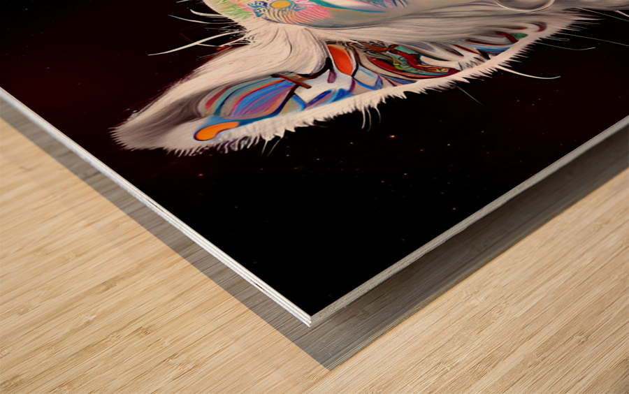 Feeling Feline Wood print